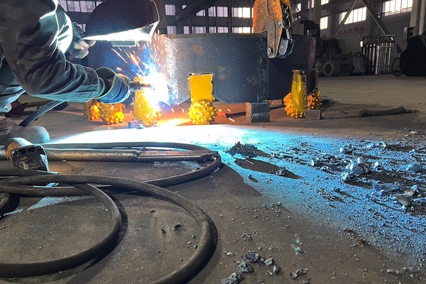 roller bit core barrel welding work